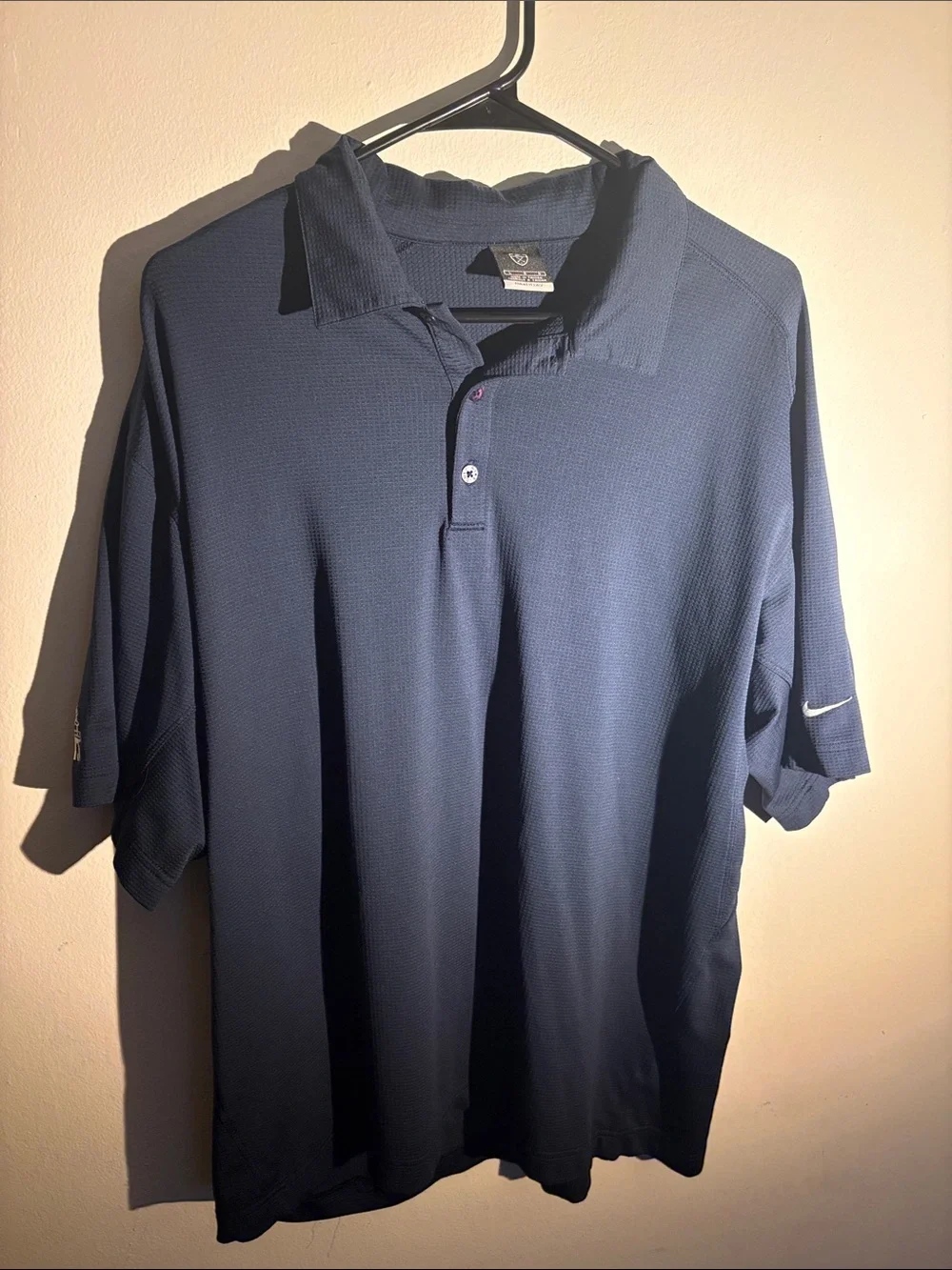 Nike Men's Dark Blue Dri-FIT Polo